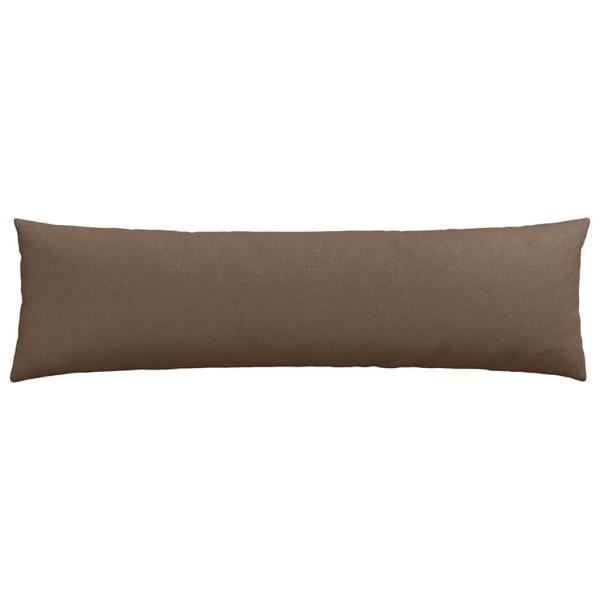 Sofakissen 2 pcs Braun 145 x 40 cm Stoff