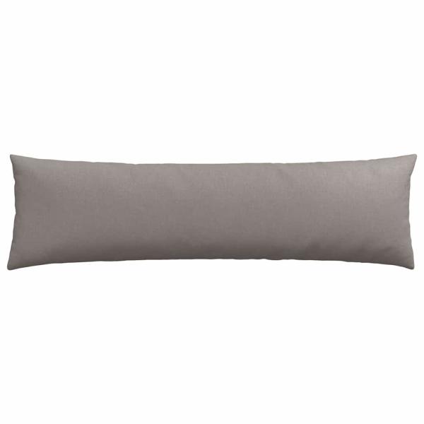 Sofakissen 2 pcs Taupe 145 x 40 cm Stoff