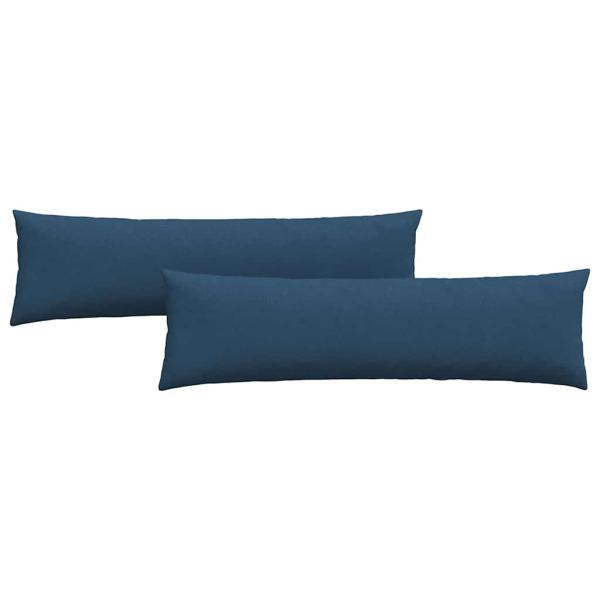 Sofakissen 2 pcs Blau 145 x 40 cm Stoff