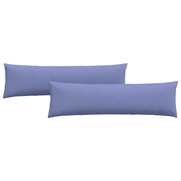 Sofakissen 2 pcs Blau 145 x 40 cm Stoff