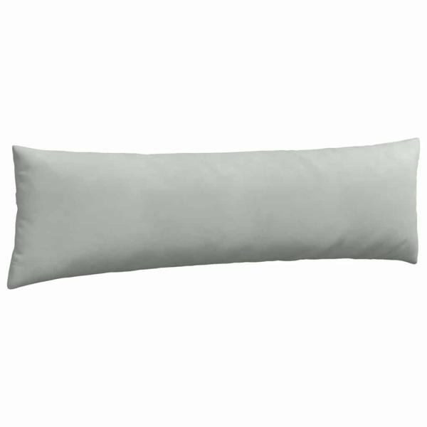 Sofakissen 2 pcs Hellgrau 145 x 40 cm Cordstoff