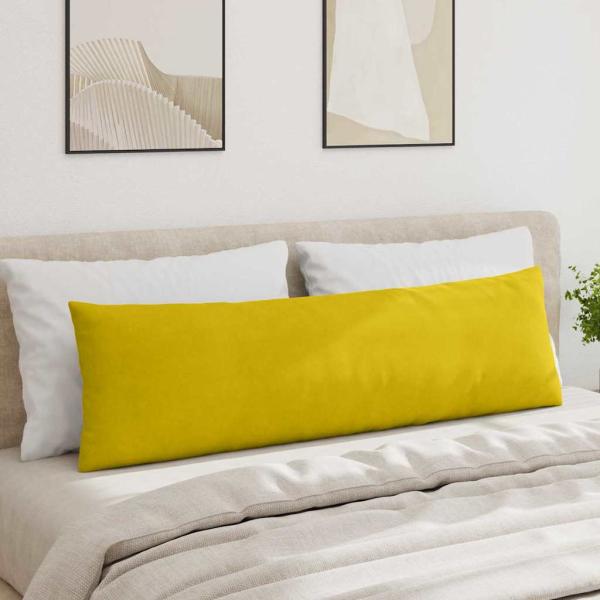 Sofakissen 2 pcs Gelb 145 x 40 cm Cordstoff