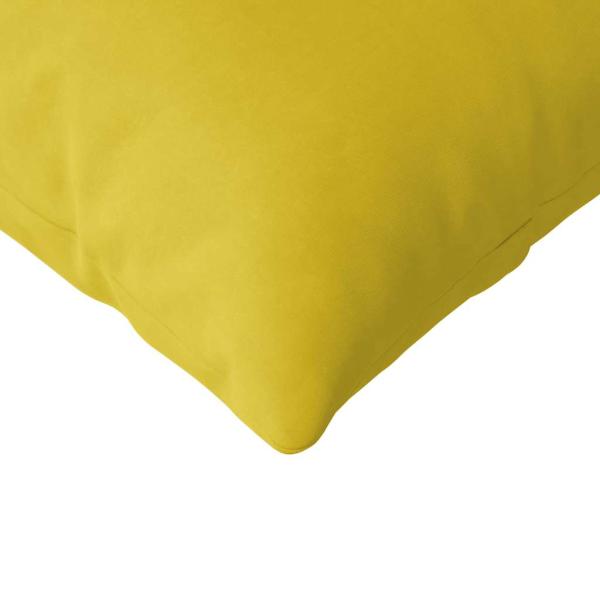 Sofakissen 2 pcs Gelb 145 x 40 cm Cordstoff