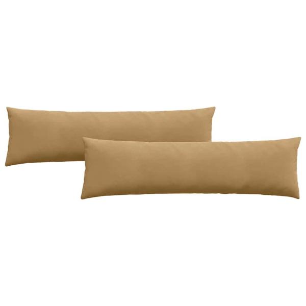 Sofakissen 2 pcs Braun 145 x 40 cm Cordstoff