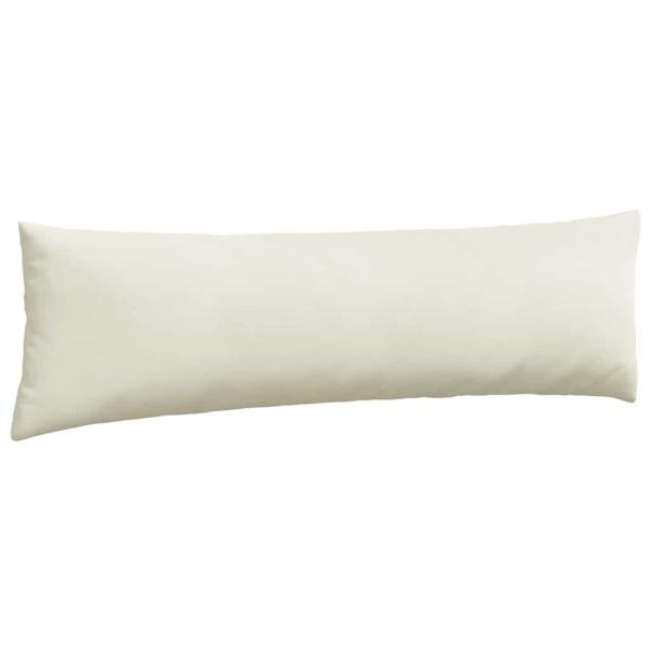 Sofakissen 2 Stück Creme 145 x 40 cm Cordstoff