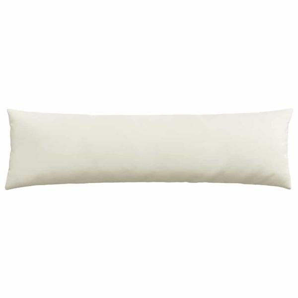 Sofakissen 2 Stück Creme 145 x 40 cm Cordstoff