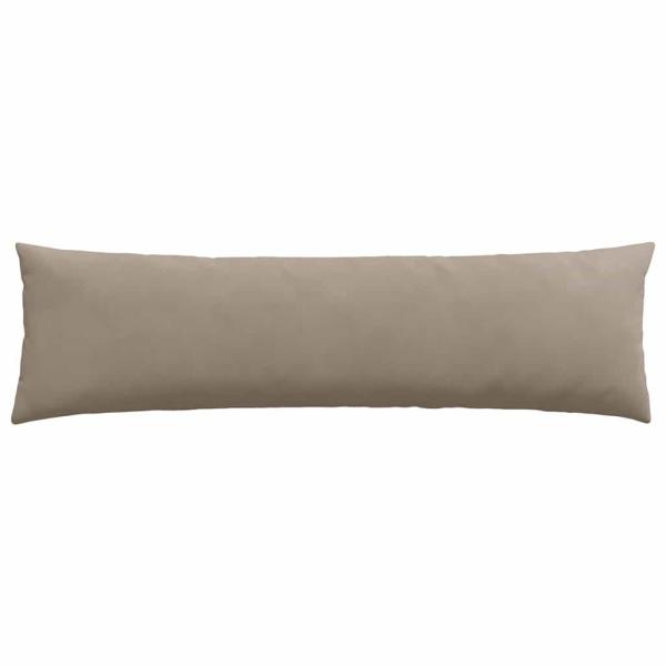 Sofa Kissen 2 pcs Taupe 145 x 40 cm Stoff