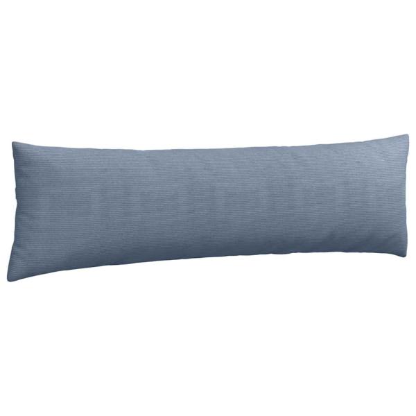 Sofakissen 2 pcs Blau 145 x 40 cm Cordstoff