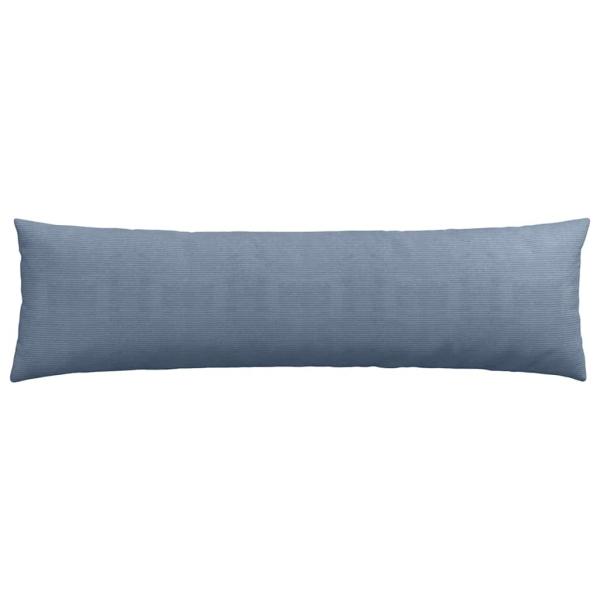 Sofakissen 2 pcs Blau 145 x 40 cm Cordstoff