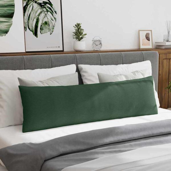Sofakissen 2 pcs Dunkelgrün 145 x 40 cm Cordstoff