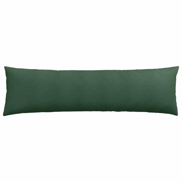Sofakissen 2 pcs Dunkelgrün 145 x 40 cm Cordstoff