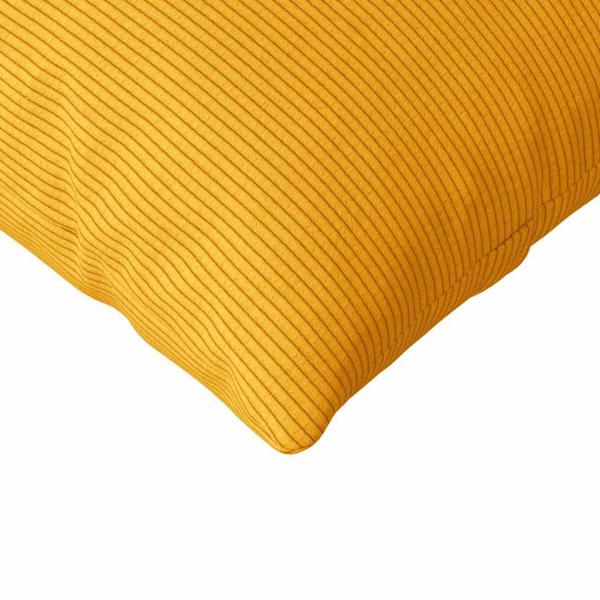 Sofakissen 2 pcs Helles Gelb 145 x 40 cm Cordstoff
