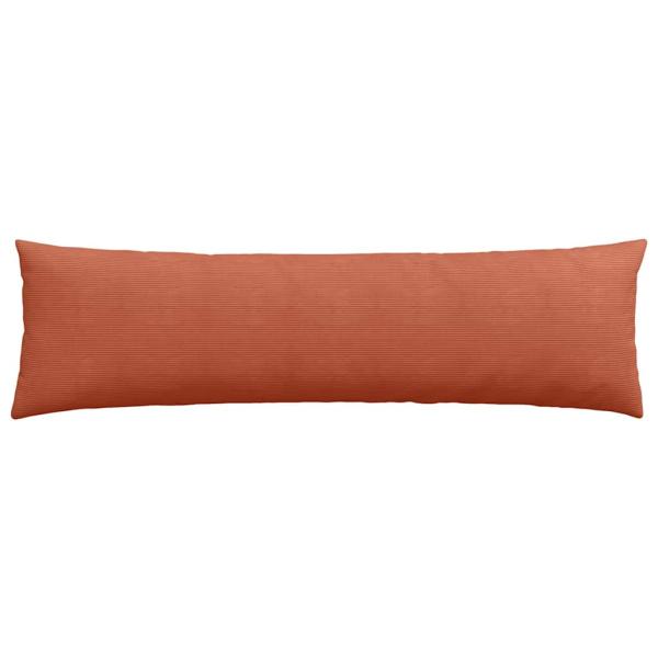 Sofakissen 2 pcs Rot-Orange 145 x 40 cm Cordstoff