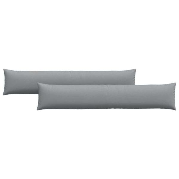 ARDEBO.de - Sofakissen 2 pcs Hellgrau 200 x 40 cm Stoff