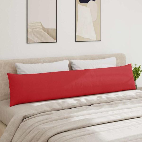 Sofakissen 2 pcs Rot 200 x 40 cm Stoff