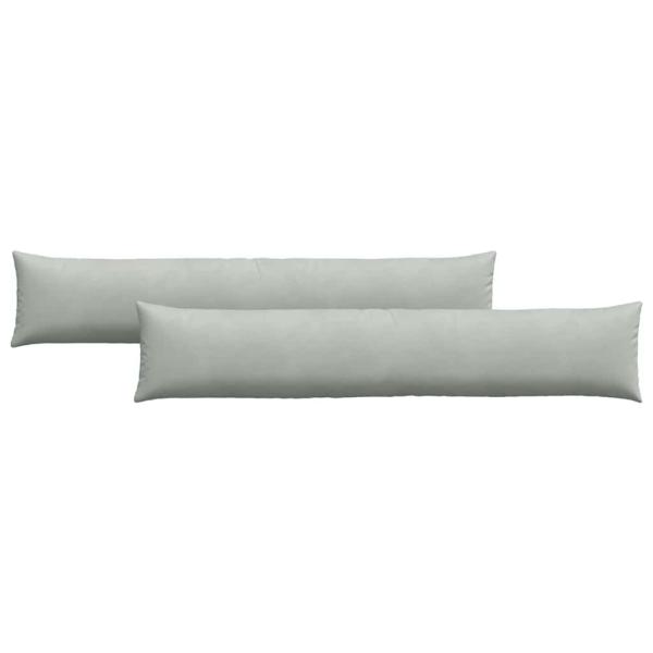 Sofakissen 2 pcs Hellgrau 200 x 40 cm Cordstoff