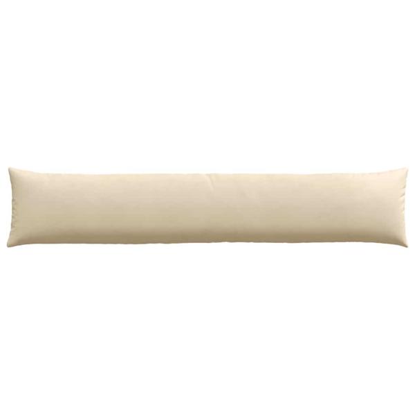 Sofa Kissen 2 pcs Creme 200 x 40 cm Stoff