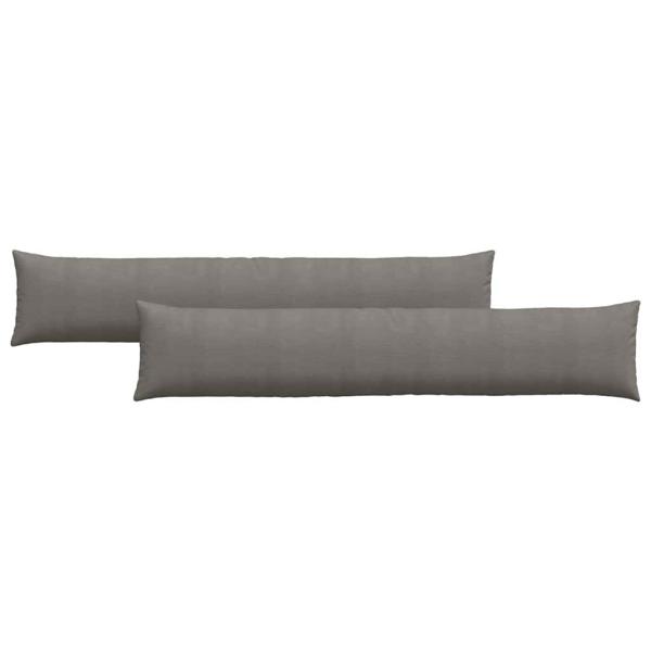 Sofakissen 2 pcs Hellgrau 200 x 40 cm Cordstoff