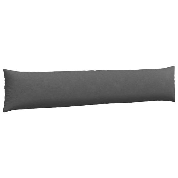 Sofakissen 2 pcs Dunkelgrau 200 x 40 cm Cordstoff