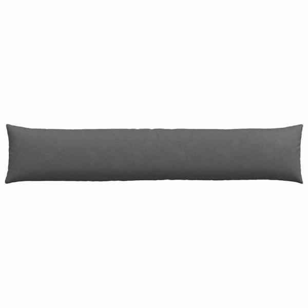 Sofakissen 2 pcs Dunkelgrau 200 x 40 cm Cordstoff