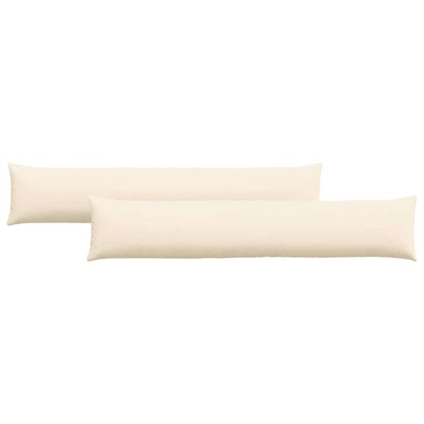 Sofakissen 2 pcs Creme 200 x 40 cm Cordstoff