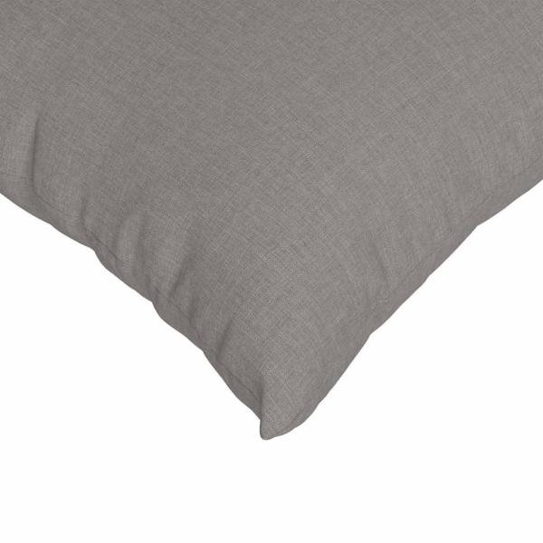 Sofakissen 2 Stk. Stoff Taupe 45 x 45 cm