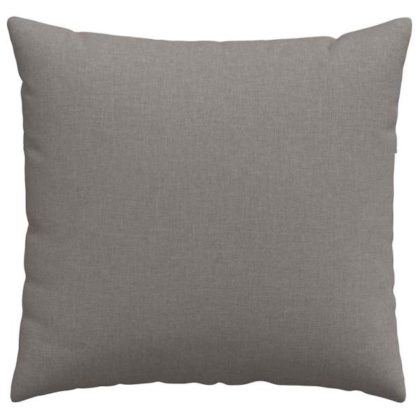 Sofakissen 2 Stk. Stoff Taupe 45 x 45 cm
