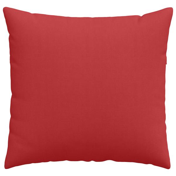 Sofakissen 2 Stk. Stoff Rot 45 x 45 cm