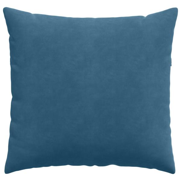 Sofakissen 2 pcs Blau 45 x 45 cm Cordstoff