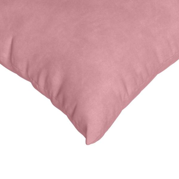 Sofakissen 2 Stück Rosa 45 x 45 cm Cordstoff
