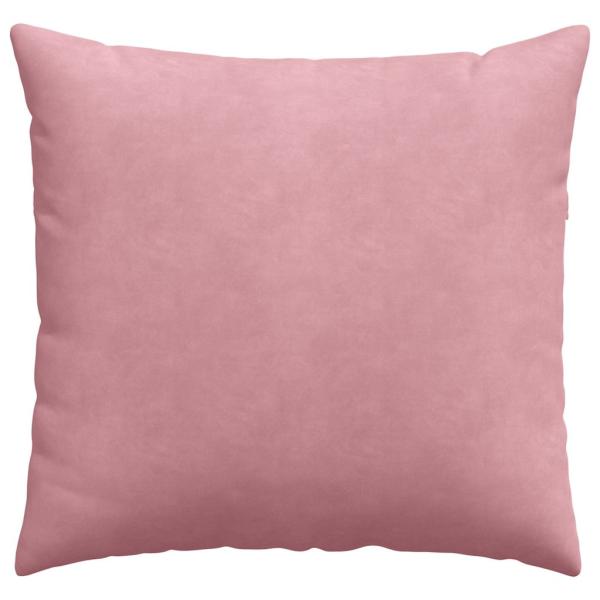 Sofakissen 2 pcs Rosa 45 x 45 cm Cordstoff