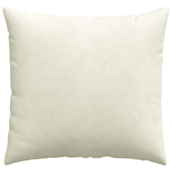 Sofakissen 2 pcs Creme 45 x 45 cm Cordstoff