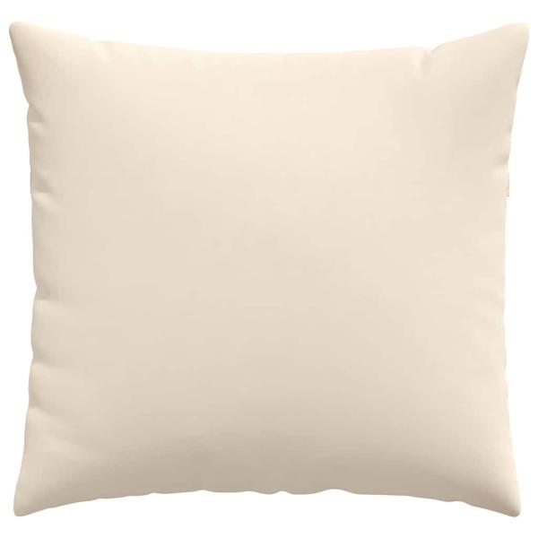 Sofa Kissen 2 pcs Beige 45 x 45 cm Stoff