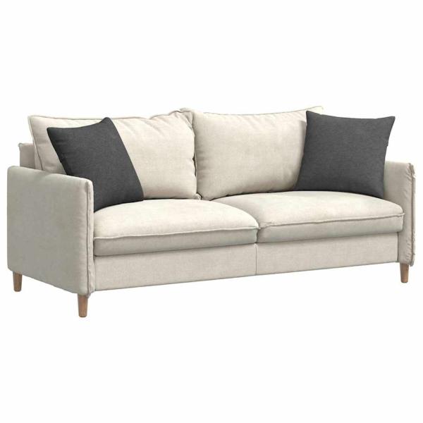 Sofakissen 2 Stück Dunkelgrau 45 x 45 cm Cordstoff