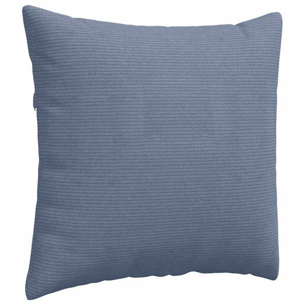 Sofakissen 2 pcs Blau 45 x 45 cm Cordstoff