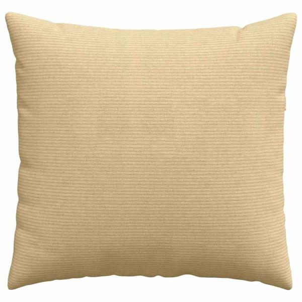 Sofakissen 2 pcs Grau-Grün 45 x 45 cm Cordstoff