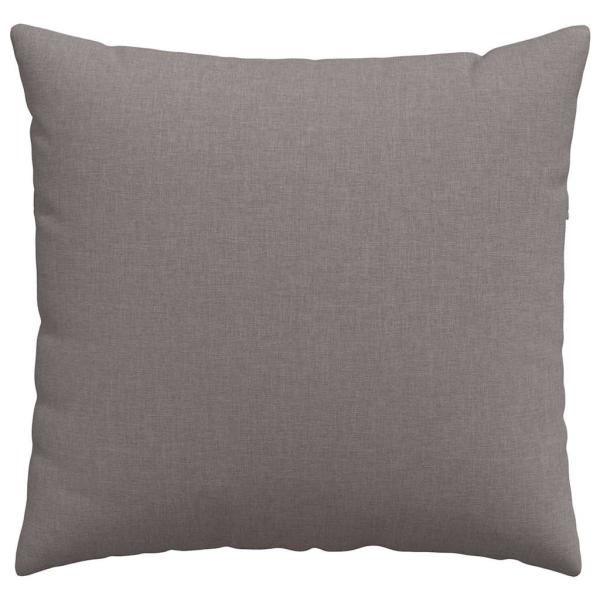 Sofakissen 2 pcs Taupe 50 x 50 cm Stoff