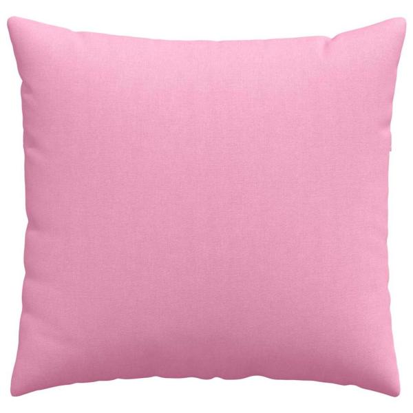 Sofakissen 2 pcs Rosa 50 x 50 cm Stoff