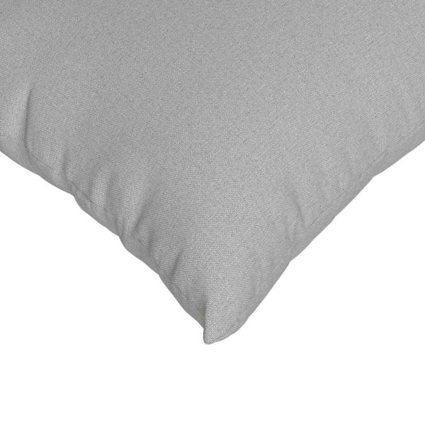 Sofakissen 2 pcs Grau 60 x 60 cm Stoff