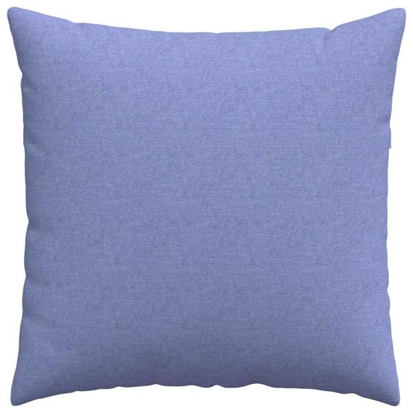 Sofakissen 2 Stk. Stoff Jeans blau 60 x 60 cm