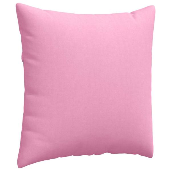 Sofakissen 2 pcs Rosa 60 x 60 cm Stoff