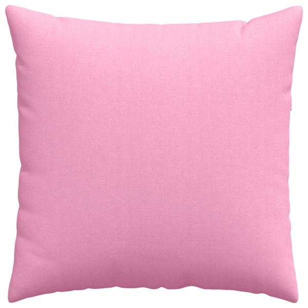 Sofakissen 2 pcs Rosa 60 x 60 cm Stoff