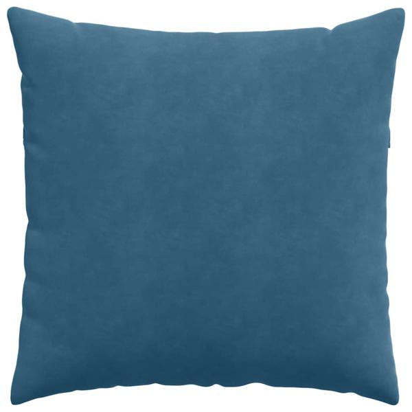 Sofakissen 2 pcs Blau 60 x 60 cm Cordstoff