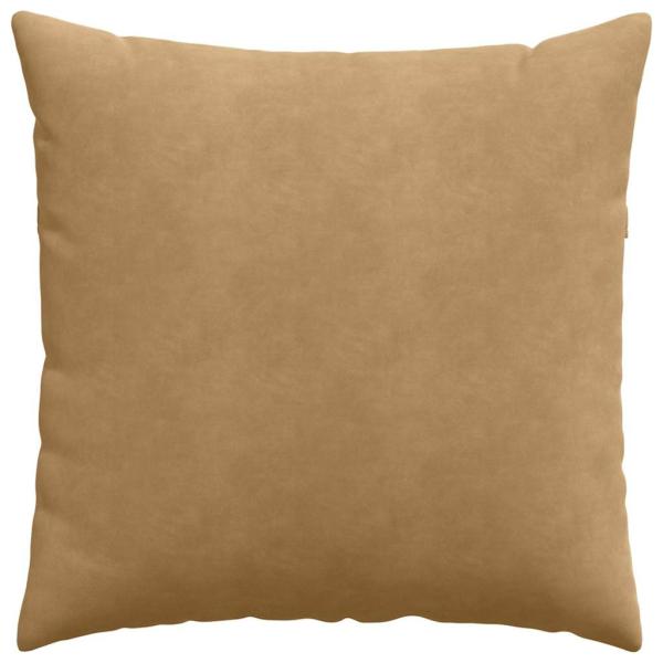 Sofakissen 2 pcs Braun 60 x 60 cm Cordstoff