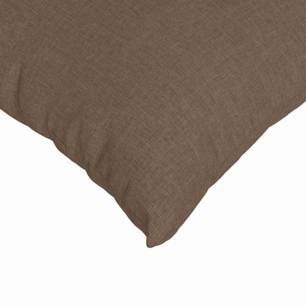 Sofakissen 2 pcs Braun 80 x 80 cm Stoff