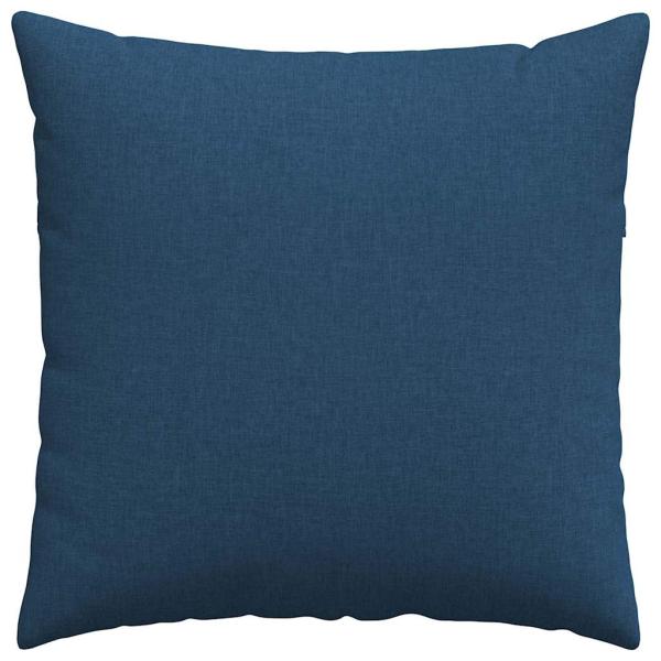 Sofakissen 2 Stk. Stoff Blau 80 x 80 cm