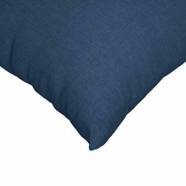 Sofakissen 2 Stk. Stoff Blau 80 x 80 cm