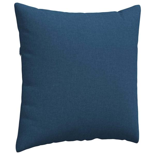 Sofakissen 2 pcs Blau 80 x 80 cm Stoff