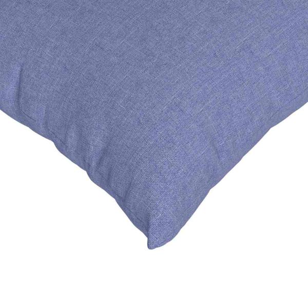Sofakissen 2 pcs Blau 80 x 80 cm Stoff