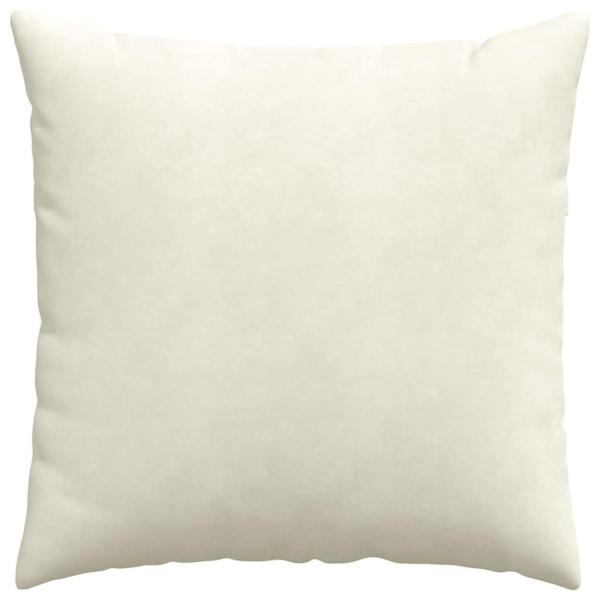 Sofakissen 2 pcs Creme 80 x 80 cm Cordstoff